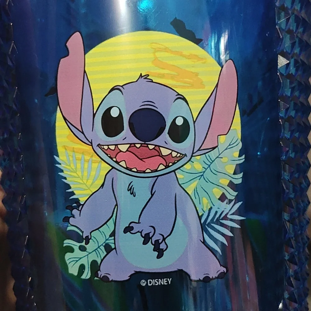Disney Stitch Iridescent Blue Tumbler with Straw - Picture 9 of 9